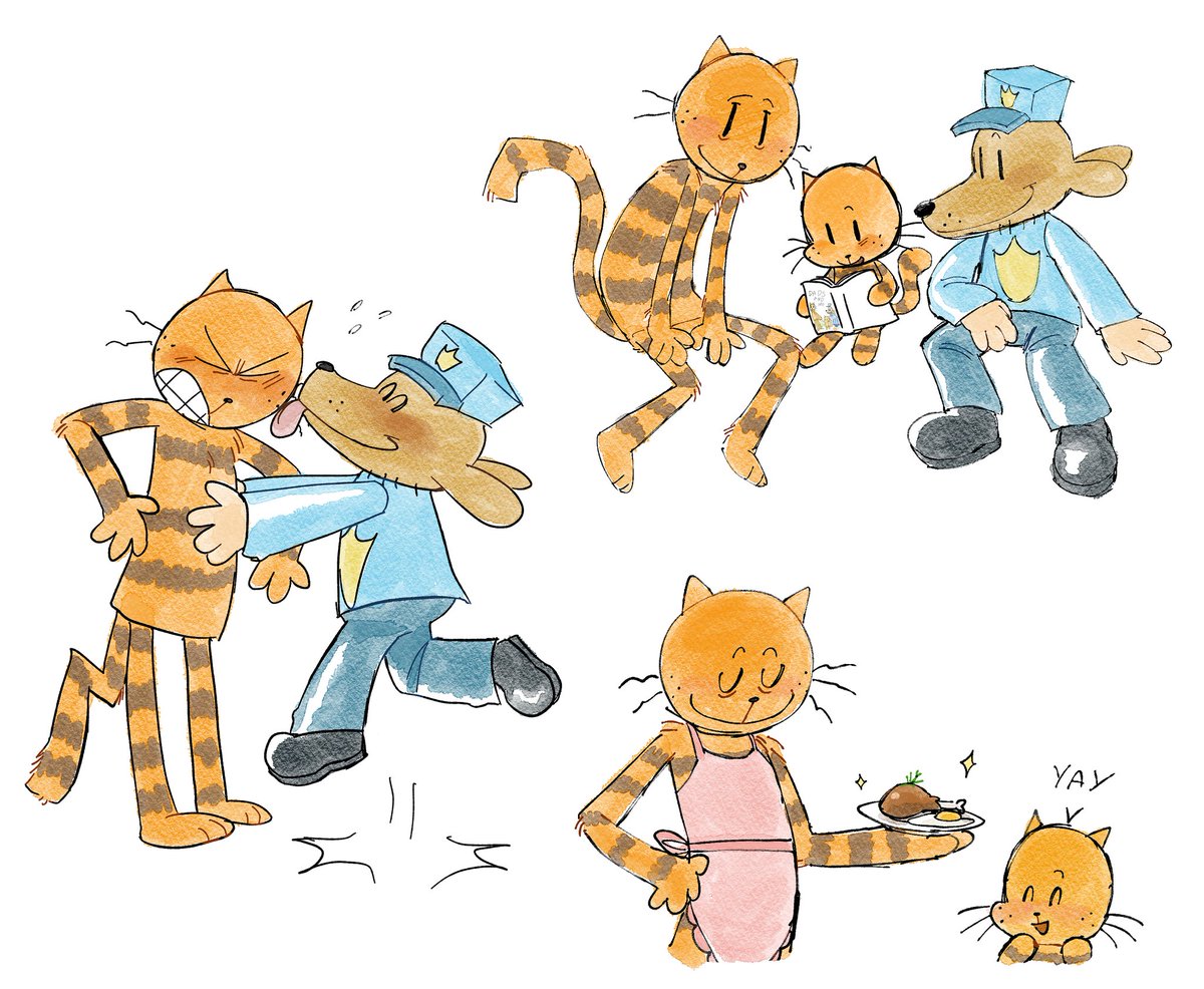 I love that family so so much #detey #Peteythecat #dogman #Lilpetey