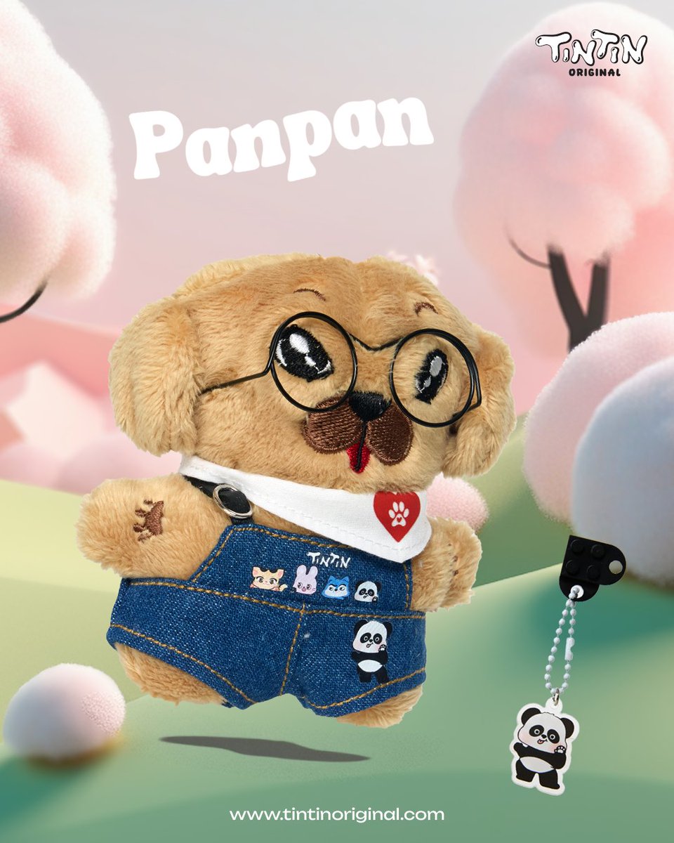 TiNTiNOriginals's tweet photo. A pouch full of love! ❤️ Open it up and see which TiNTiN friend is waiting for you—Pippin, Peony, Panpan,Poppy or ...? 🎁🐾 

#TiNTiNOriginal #TiNTiNForeverUs https://t.co/AgVraAqf8l