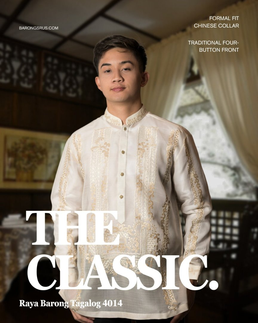 barongsrus's tweet photo. Celebrating Tradition: The #BarongTagalog Experience is more than just wearing a garment; it’s about embracing and honoring #Filipino heritage, culture, and craftsmanship. 

https://t.co/xGo14vmYR1 https://t.co/V9EmJLptdN