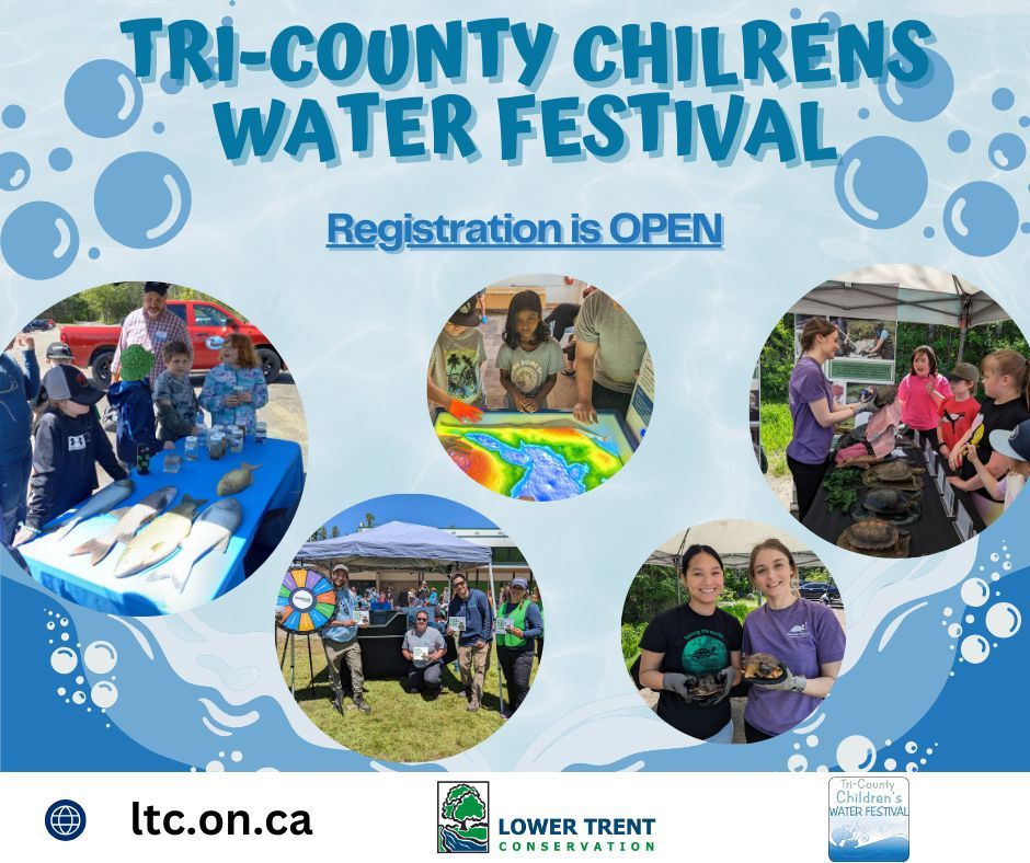 The  Tri-County Children's Water Festival is NOW OPEN for registration! 

📅 Event Date: May 14 &amp; 15
📍 Location: Batawa Ski Hill
🔗 Register Now: buff.ly/42IS5hK 

Spots fill up quickly, so secure your place today! Let’s inspire the next generation of water stewards!