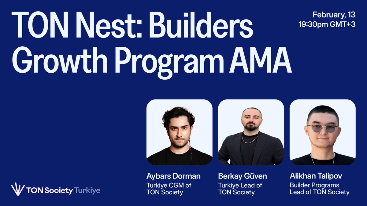 TON Society Türkiye tweet media