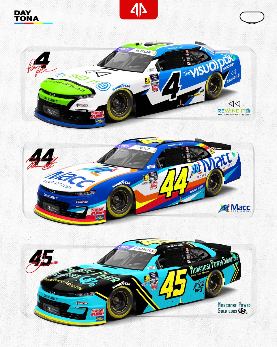 It’s FINALLY <a href="/DAYTONA/">Daytona International Speedway</a> race week. 💨

#UnitedRentals300 | <a href="/rewindit10/">Rewind It 10</a> | <a href="/MaccDoor/">Macc Door Systems</a> | #MongoosePowerSolutions