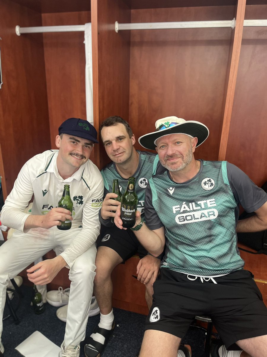 Excellent performance in Bulawayo to make it 3 Test Wins on the bounce ✅

So proud of all the players and support staff ☘️☘️☘️