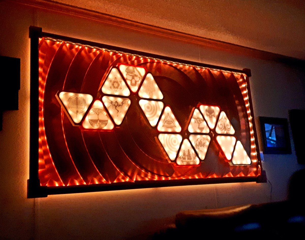 edmonton3dprint's tweet image. 🚀 Fully 3D-Printed &amp;amp; LED-Lit 8ft Wall Panel! 🚀

Piece is 100% 3D printed designs that glow under LED backlighting! 🔥

🔁 Retweet if you love next-level 3D printing!

#3DPrinting #LEDArt #MakersGonnaMake #TechDesign #3DPrintedWallArt #CustomCreations