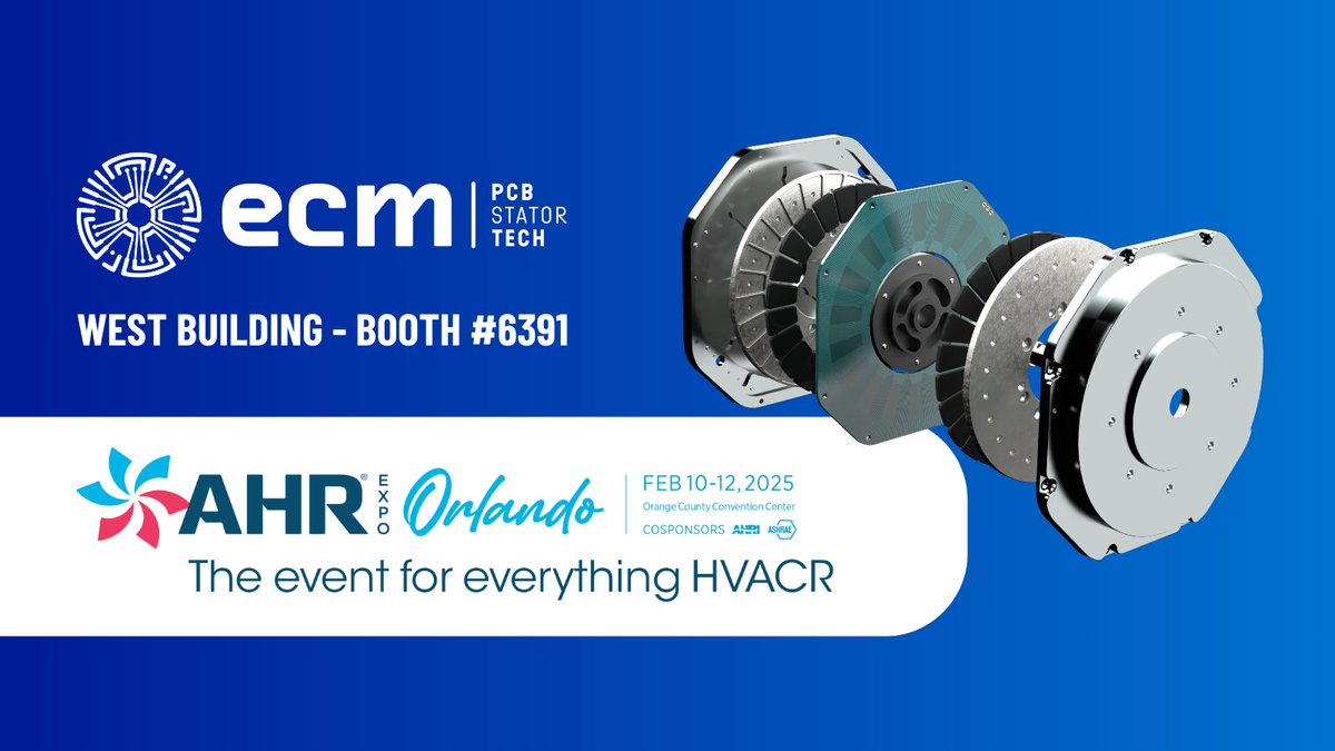 pcbstator's tweet image. 🚀 @ahrexpo starts today!

See how #PCBStator tech is transforming #HVACR with live demos of our award-winning #PrintStator #MotorCAD software. Design high-performance motors faster &amp;amp; more efficiently!📍 Visit us at Booth #6391 in the West Building.

#AHRExpo #ElectricMotor #HVAC