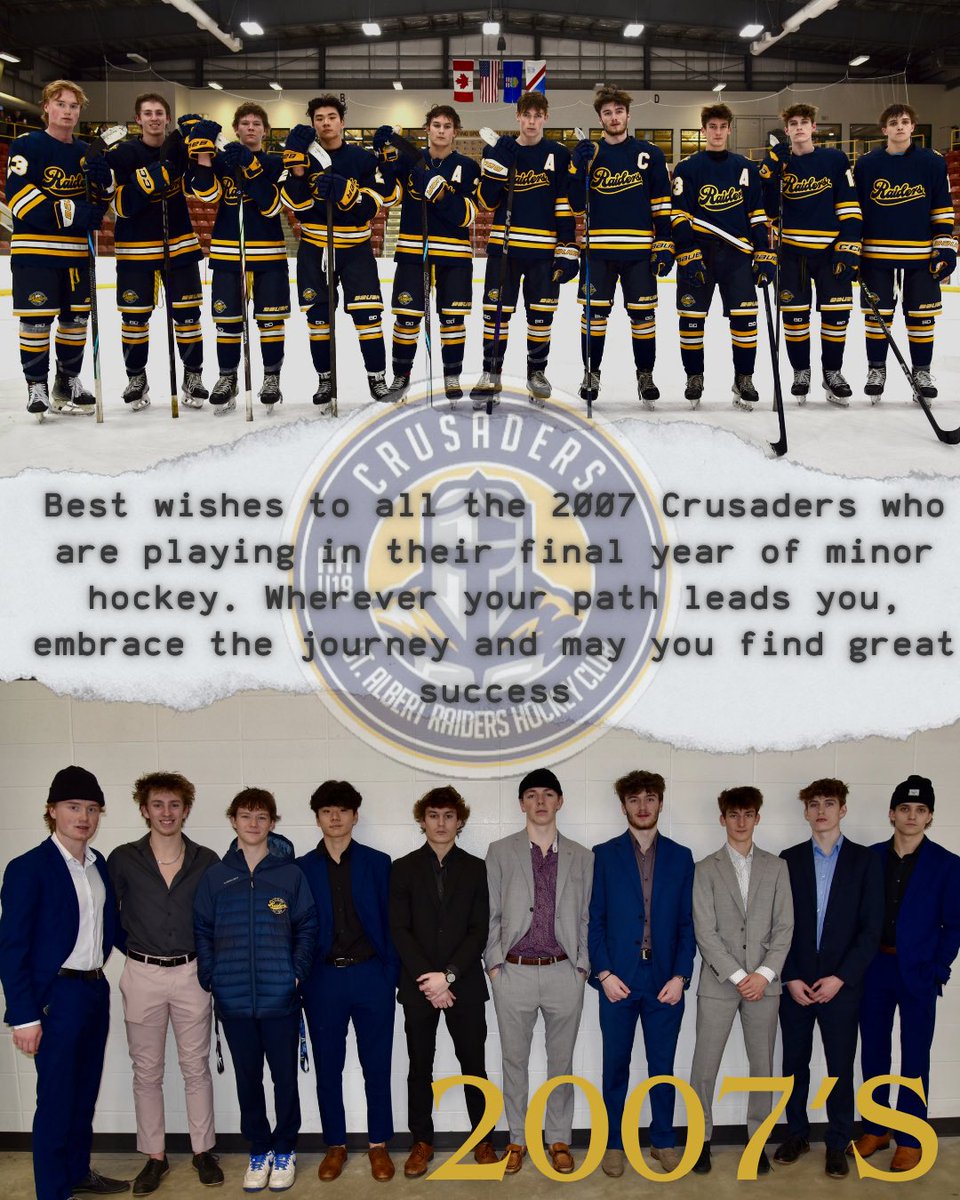 Join us on Saturday, Feb. 15th as we celebrate these amazing Crusaders Graduates at the their last home game. #Raidersforever #2007s