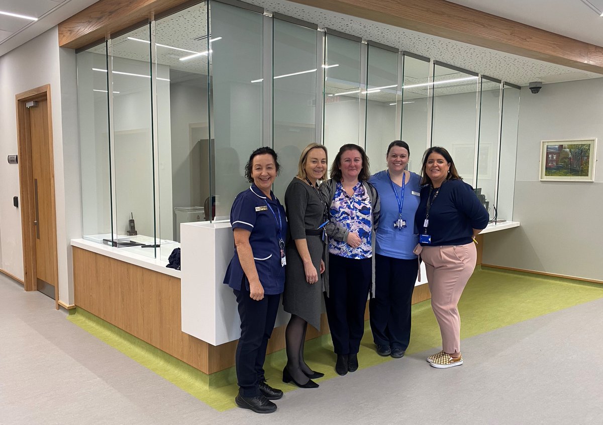 Staff delighted to welcome patients to the new Outpatient Department (OPD) in Merlin Park with the first clinics taking place today. 

Further details at: bit.ly/42VW6PE
