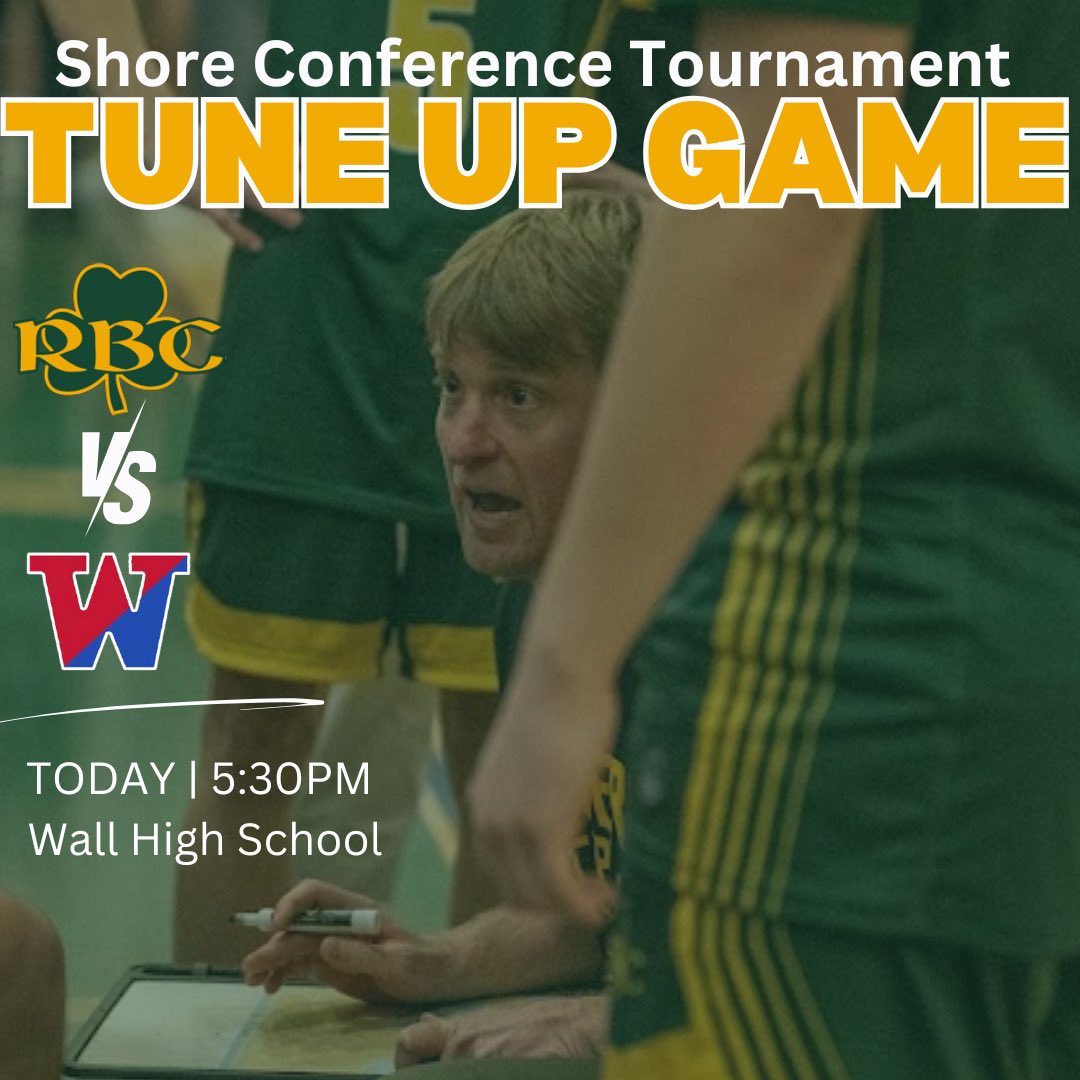 GAME DAY! RBC boys basketball is traveling to Wall HS today for a 5:30pm game. This is their last game before the Shore Conference Tournament kicks off later in the week. <a href="/Matt_Manley/">Matt Manley</a> <a href="/JakeMatson/">Jake Matson</a> <a href="/BrandonGouldHS/">Brandon Gould</a> <a href="/MikeKinneyHS/">Mike Kinney</a> <a href="/APPSportsDesk/">APPSportsDesk</a> <a href="/HSSportsNJ/">NJ.com HS Sports</a>
