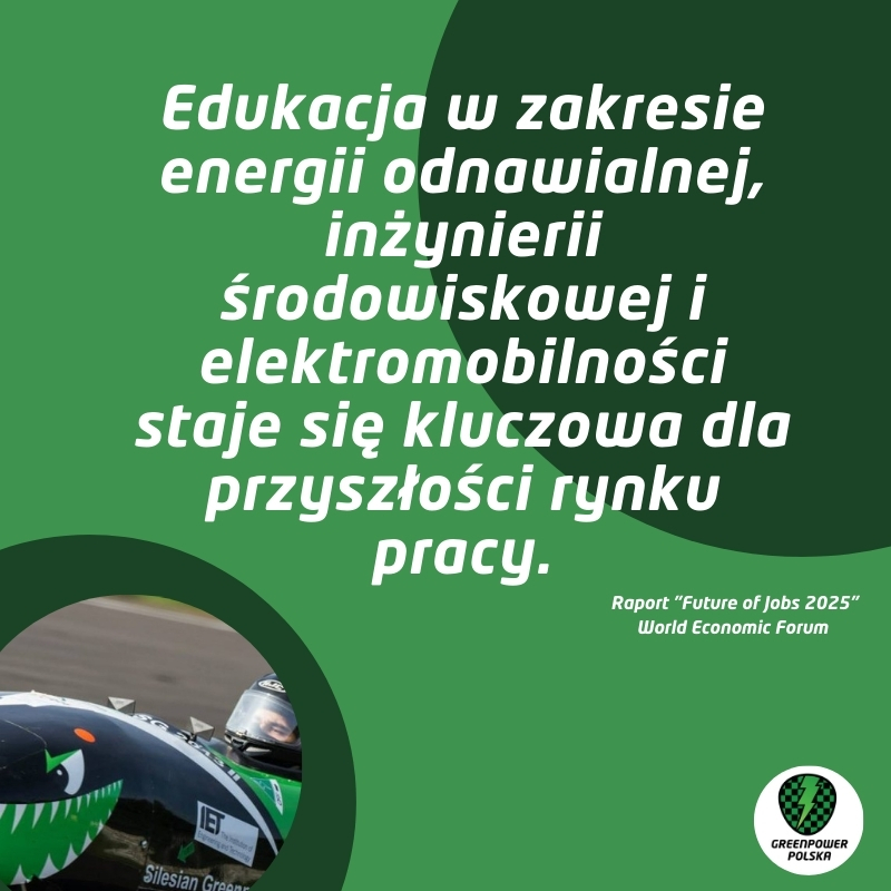 🔋🚗⚡️ W <a href="/GreenpowerPOL/">Greenpower Polska</a>  wierzymy, że edukacja przez praktykę to najlepszy sposób, by przygotować młodzież do zawodów przyszłości. Budujemy samochody elektryczne, organizujemy wyścigi i rozwijamy umiejętności inżynierskie #GreenpowerPolska #EdukacjaPrzyszłości #STEM