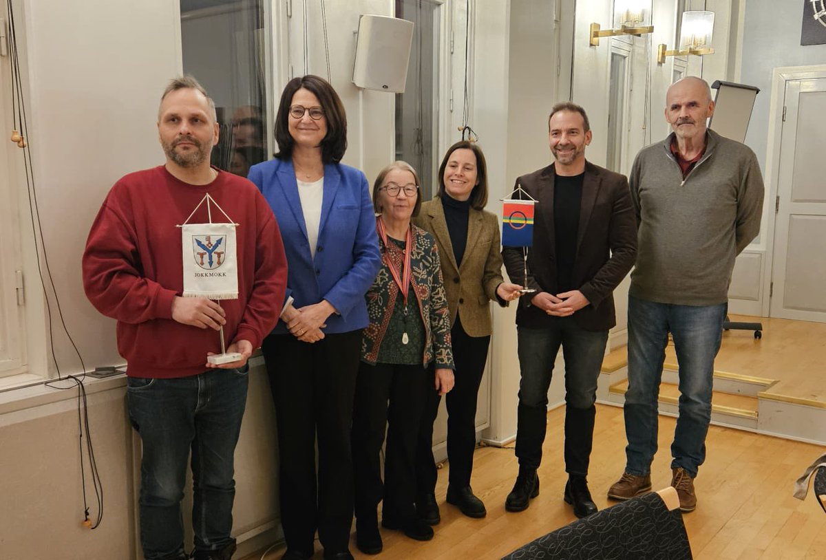What an experience to visit #Jokkmokk, gateway to Sweden’s #Arctic region, alongside my 🇨🇦 &amp; 🇵🇹 colleagues. Insightful discussions on #climate &amp; forestry issues &amp; the #Sámi language with the Mayor &amp; Deputy Mayor of Jokkmokk and <a href="/goranenander/">Göran Enander</a>, Church of Sweden’s forestry inquiry