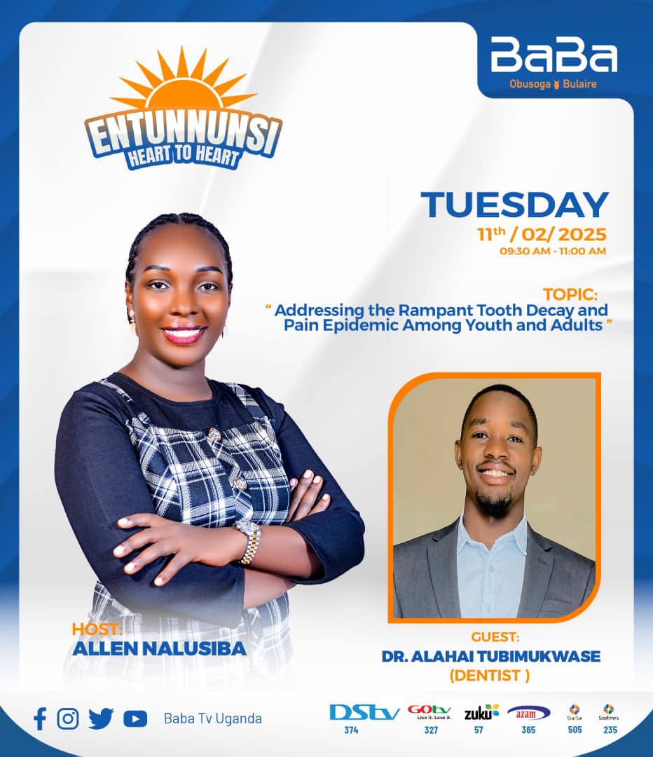 Dr Alahai (@alahai256) on Twitter photo Tmoro I wl be at Baba tv 
Teaching about your mouth๐๐๐๐
Tune in 9:30am-11am Tmoro I wl be at Baba tv 
Teaching about your mouth๐๐๐๐
Tune in 9:30am-11am