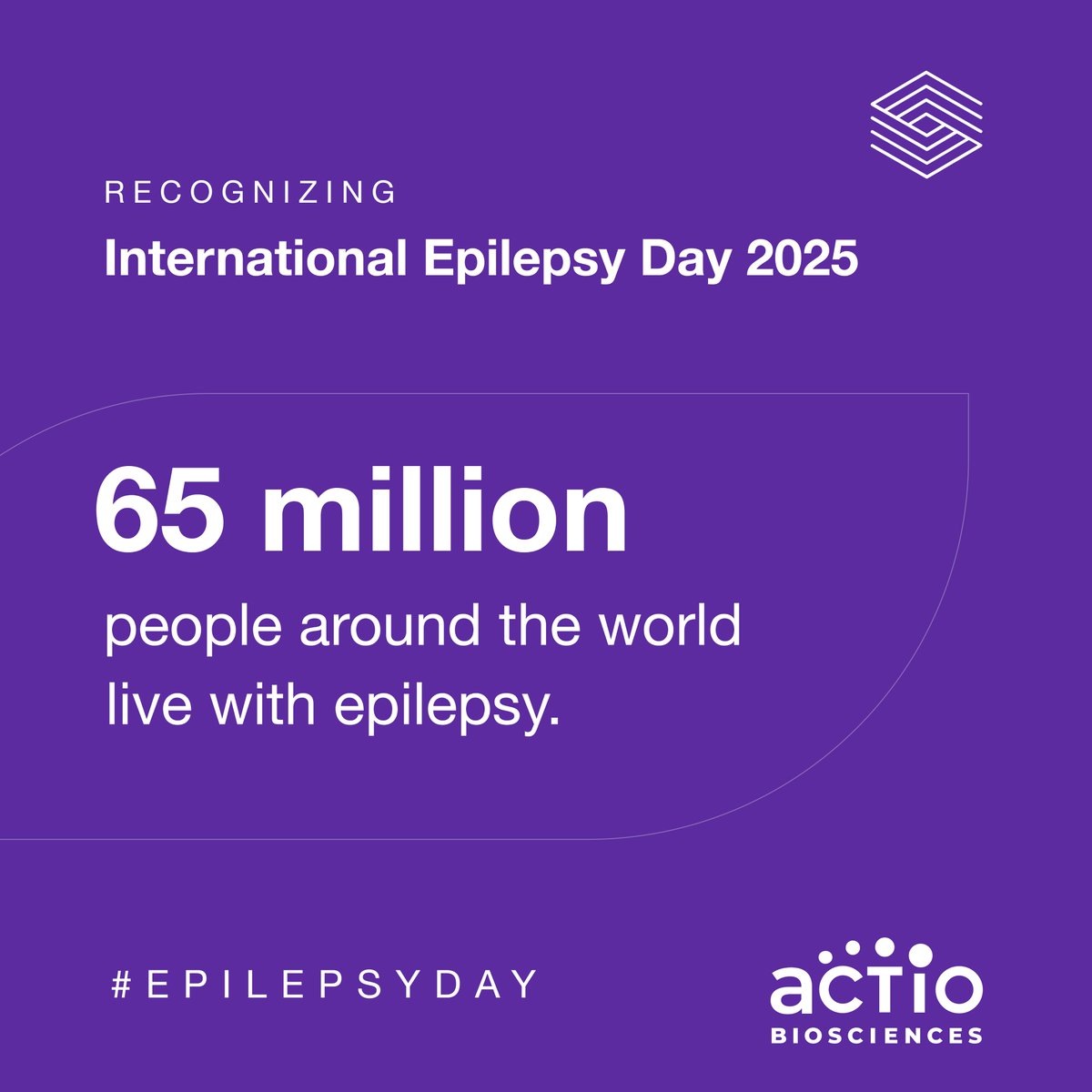 actiobiosci's tweet image. It&apos;s #InternationalEpilepsyDay. At Actio, we recognize the critical importance of advancing research, improving treatment options, &amp;amp; fostering understanding to help create a better future for all those impacted. Learn more at epilepsy.com. #EpilepsyAwareness