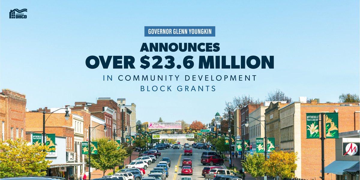 “The foundation of every thriving community includes affordable homes, robust infrastructure, and an economy that works for everyone,” said Governor Glenn Youngkin.