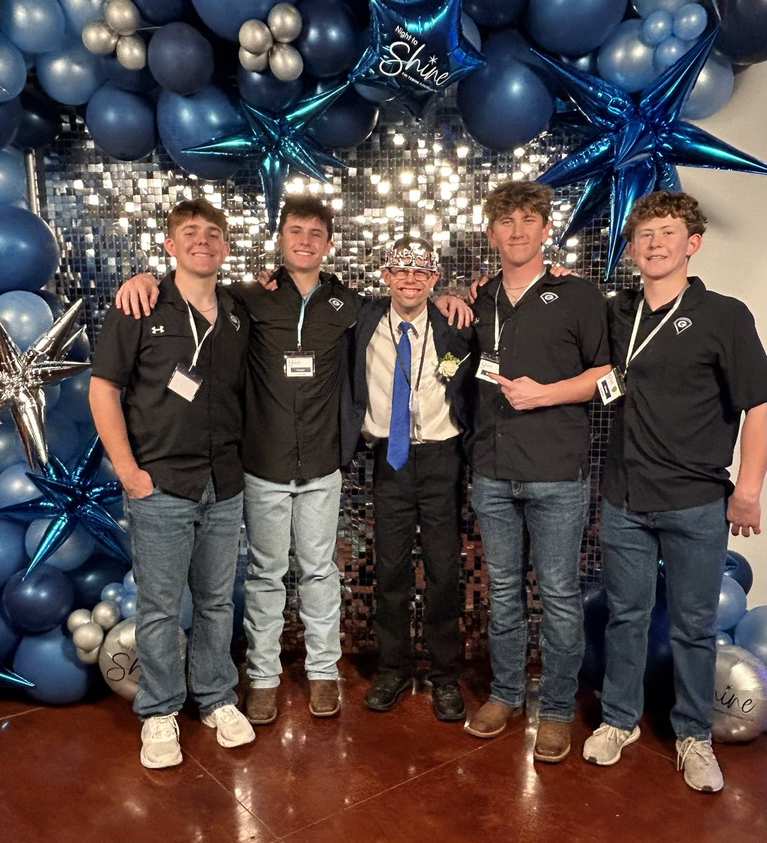 Cooper M. Thomas (@cooperthomastx) on Twitter photo Great time at A Night to Shine and we made a new friend
<a href="/tebowfoundation/">Tim Tebow Foundation</a> <a href="/TimTebow/">Tim Tebow</a> <a href="/EFND_Baseball/">GHS Eagle Baseball</a> <a href="/GeorgetownHS/">Georgetown HS</a> <a href="/BradenKirton_3/">Braden Kirton</a> <a href="/BradenRogers_26/">Braden Rogers</a> <a href="/connoryoung_8/">Connor Young</a> Great time at A Night to Shine and we made a new friend
<a href="/tebowfoundation/">Tim Tebow Foundation</a> <a href="/TimTebow/">Tim Tebow</a> <a href="/EFND_Baseball/">GHS Eagle Baseball</a> <a href="/GeorgetownHS/">Georgetown HS</a> <a href="/BradenKirton_3/">Braden Kirton</a> <a href="/BradenRogers_26/">Braden Rogers</a> <a href="/connoryoung_8/">Connor Young</a>