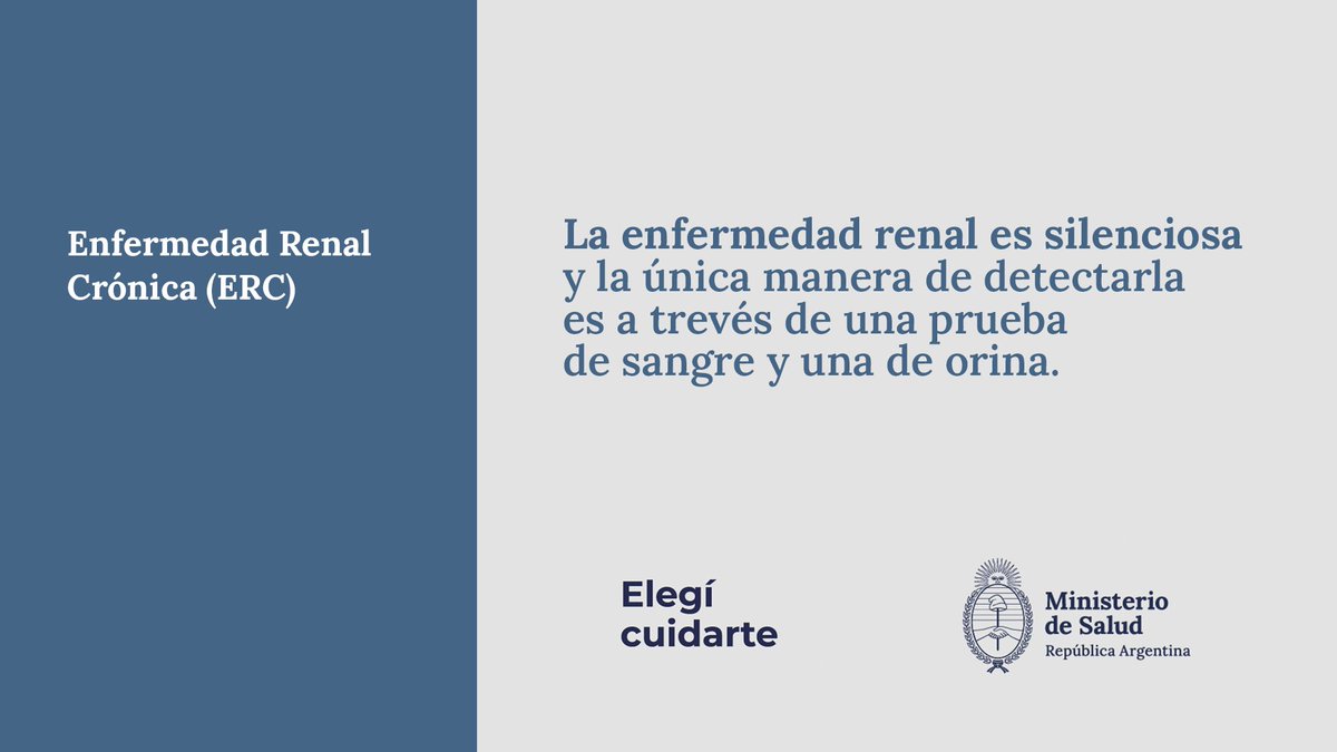La enfermedad renal es silenciosa, pero se puede prevenir.
Acá te contamos cómo cuidar tus riñones 👇

Elegí cuidarte