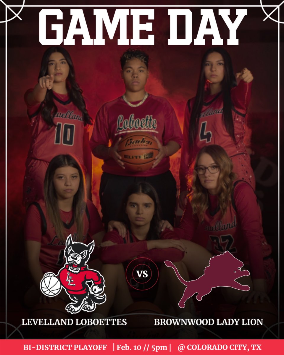 Levelland Loboettes (@lloboettes) on Twitter photo 🚨Bi-District Playoff!🚨
The Loboettes will take on Brownwood tonight for the first round of playoffs! Come out and support!
⏰ 5pm
📍Colorado City High School (Colorado City, TX)
<a href="/TXHSGBB/">#TXHSGBB—TXHSGBB.com</a>
@KLVTSPORTS
<a href="/byStephenGarcia/">Stephen Garcia</a>
<a href="/Terrytom77/">Terry's Sports Page</a>
<a href="/LLHS_Athletics/">Levelland Athletics</a>
<a href="/Nick_TXHSGBB/">Nick Alvarado (blue checkmark)</a> 🚨Bi-District Playoff!🚨
The Loboettes will take on Brownwood tonight for the first round of playoffs! Come out and support!
⏰ 5pm
📍Colorado City High School (Colorado City, TX)
<a href="/TXHSGBB/">#TXHSGBB—TXHSGBB.com</a>
@KLVTSPORTS
<a href="/byStephenGarcia/">Stephen Garcia</a>
<a href="/Terrytom77/">Terry's Sports Page</a>
<a href="/LLHS_Athletics/">Levelland Athletics</a>
<a href="/Nick_TXHSGBB/">Nick Alvarado (blue checkmark)</a>