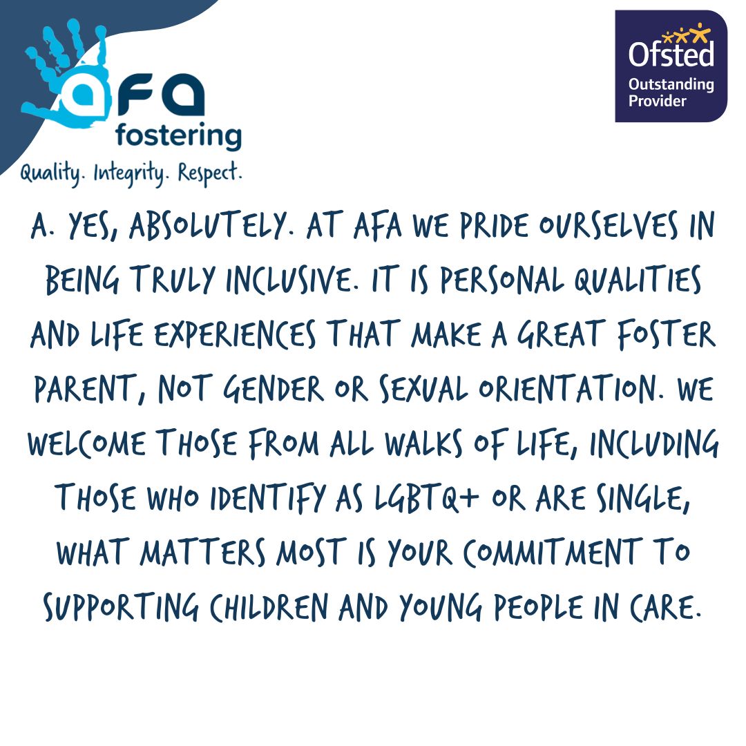 AFAFostering's tweet image. Myth Busting Monday! 
We receive lots of questions about fostering criteria and eligibility for fostering in East Anglia and the Midlands. People often want to foster children but think they will not be considered due to their circumstances. 
#mythbustingmonday #fosteringmyths