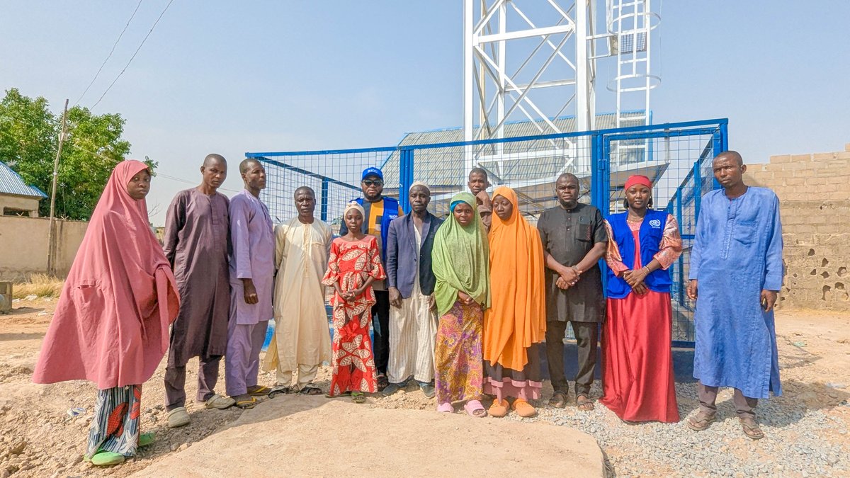With the recent installation of a solar-powered borehole in Modire Community, #Adamawa state, over 90 households now have access to clean water💧.

This initiative funded by <a href="/eu_echo/">EU Civil Protection & Humanitarian Aid 🇪🇺</a>, is a vital step towards enhancing community health and sanitation in the Yola South community🌍.