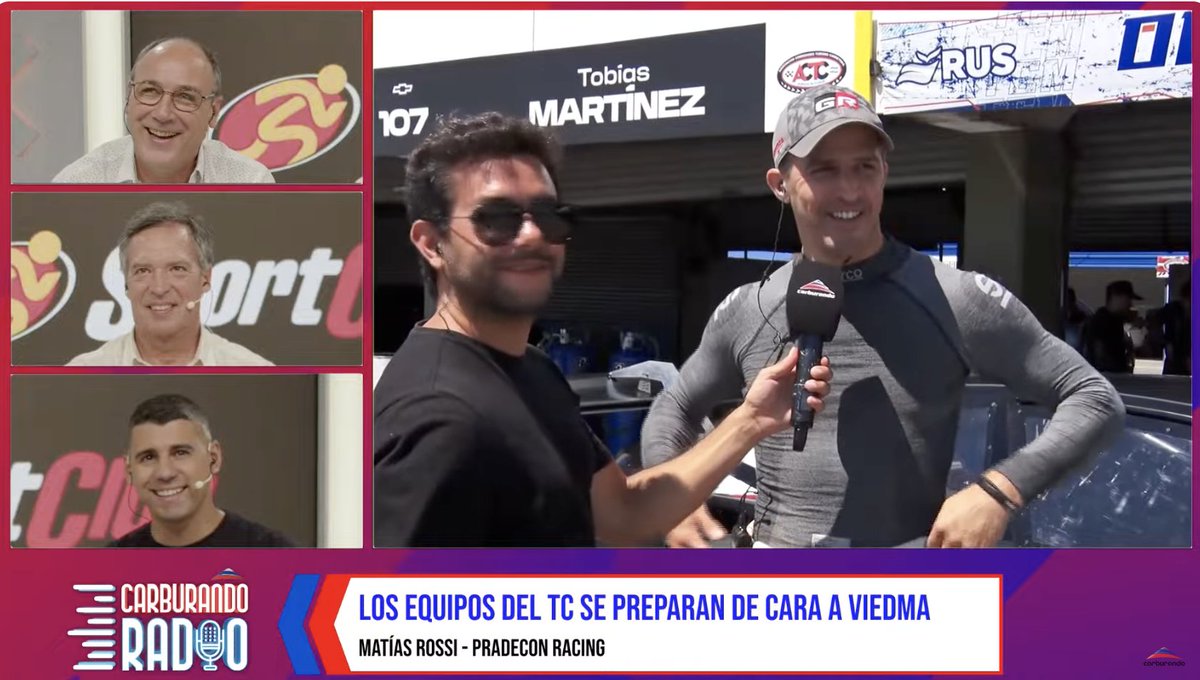 Carburando (@carburandotv) on Twitter photo 🎙 <a href="/rossimatias/">Matias Rossi</a> en #CarburandoRadio:
"En lo personal espero ser siempre competitivo, el TC tiene una característica que es un auto muy rápido y pesado. Estoy confiado con el equipo que tengo, excelentes profesionales".
▶️ youtube.com/watch?v=qxuZv2… 🎙 <a href="/rossimatias/">Matias Rossi</a> en #CarburandoRadio:
"En lo personal espero ser siempre competitivo, el TC tiene una característica que es un auto muy rápido y pesado. Estoy confiado con el equipo que tengo, excelentes profesionales".
▶️ youtube.com/watch?v=qxuZv2…