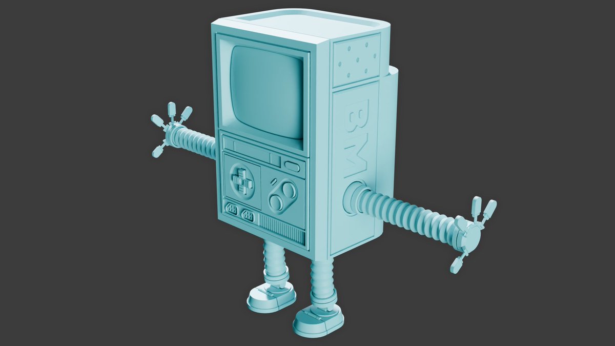 calamity_zack's tweet photo. Too many unfinished projects in 2024... 2025 will be different! #b3d #3dart https://t.co/FlkB6WYO08