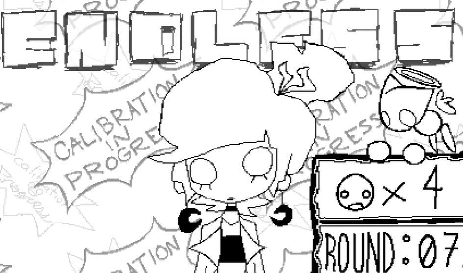 Abbie's game is colorful. 
Pandora games in black and white 
Is Pandora less emotional? 
Or does she have problems with her memory or her mind?
Is she simply rejecting the game?
 #mindwave 
