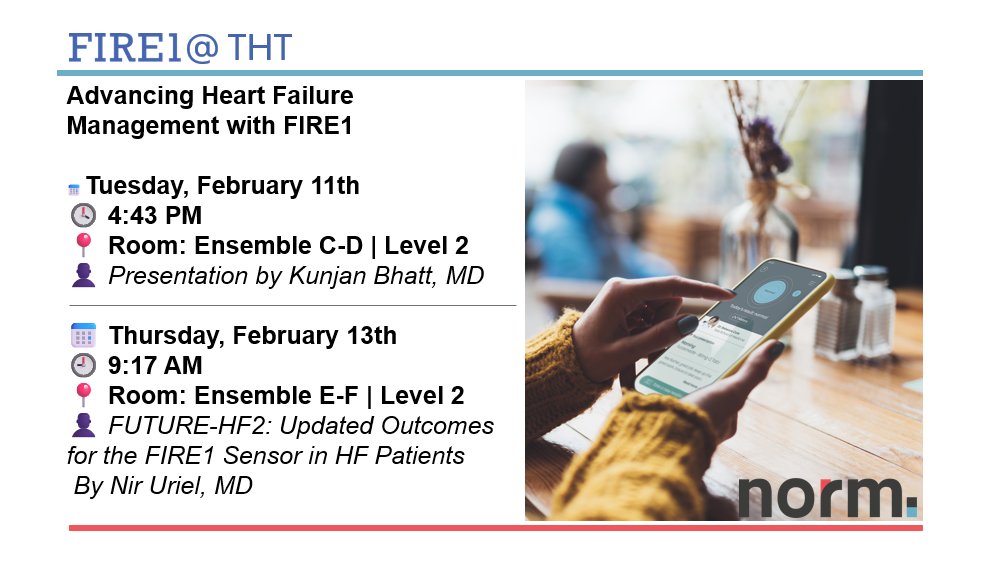 FIRE1 are presenting at #THT2025! See Dr Kunjan Bhatt and Professor Nir Uriel talk about their experiences in our #FUTUREHF2 study and meet the FIRE1 Team