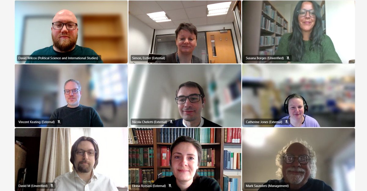 We had a fruitful discussion today on the next steps for our network of trust researchers within (or with an interest in) the discipline of International Relations. Watch this space!

If you are doing research on trust (or related concepts we would love to connect with you.