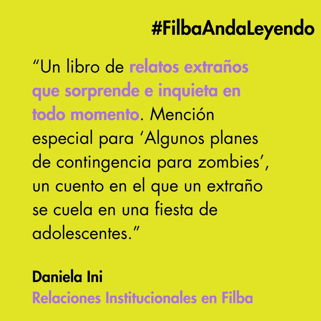 FundacionFilba's tweet photo. Un verano con libros: #FilbaAndaLeyendo. Daniela Ini @DanidaniJ  coordinadora de Relaciones Institucionales en Filba, leyó -y ultra recomienda- 𝘔𝘢𝘨𝘪𝘢 𝘱𝘢𝘳𝘢 𝘱𝘳𝘪𝘯𝘤𝘪𝘱𝘪𝘢𝘯𝘵𝘦𝘴, de Kelly Link publicada por Evaristo editorial. https://t.co/GWac9syQA8