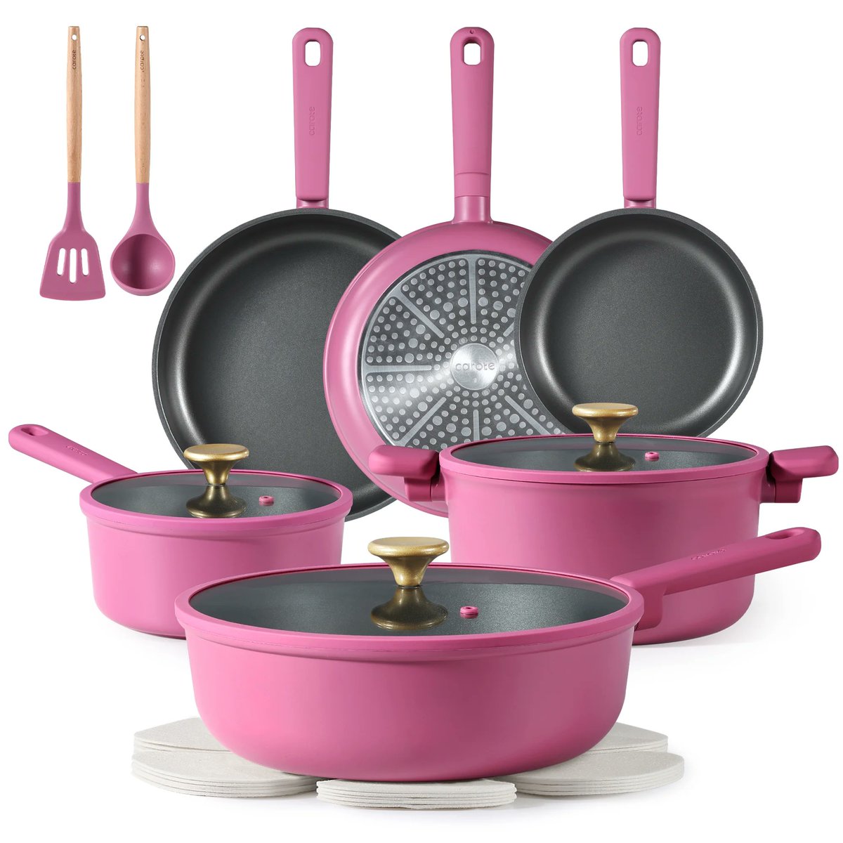 haileyzenith252's tweet image. Carote 16 Pcs Kitchen Cookware Sets, Nonstick Pots and Pans Set, Induction Cookware, Rose Pink
#pansset #nonstickpots #kitchencookwareset #16pcscookingset #Walmart #sponsor 

Shop now:
mavely.app.link/e/Hss1ROsnSQb