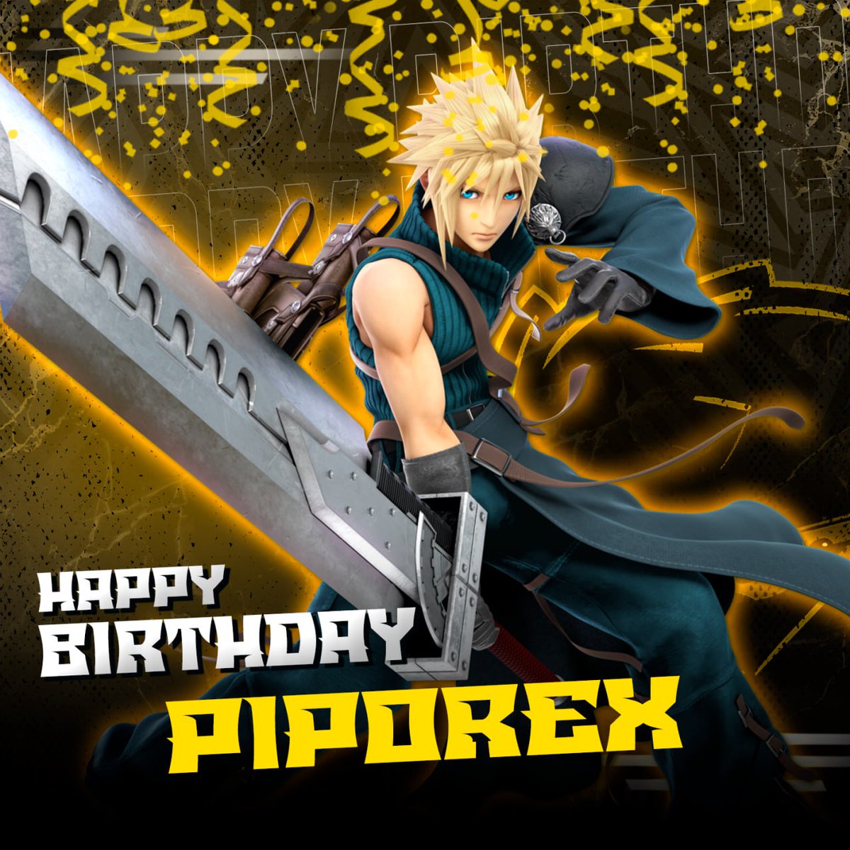 🛡️ The Emblem Warriors ⚔️ (@tew_esports) on Twitter photo Hoy le deseamos un muy feliz cumpleaños a uno de nuestros integrantes con mas trayectoria en el Team! Felicidades <a href="/Piporex86/">TEW | Piporex</a> ! 🥳
Te deseamos lo mejor en este día y que puedas disfrutarlo junto a tus seres queridos 🥳🖤💛 Hoy le deseamos un muy feliz cumpleaños a uno de nuestros integrantes con mas trayectoria en el Team! Felicidades <a href="/Piporex86/">TEW | Piporex</a> ! 🥳
Te deseamos lo mejor en este día y que puedas disfrutarlo junto a tus seres queridos 🥳🖤💛