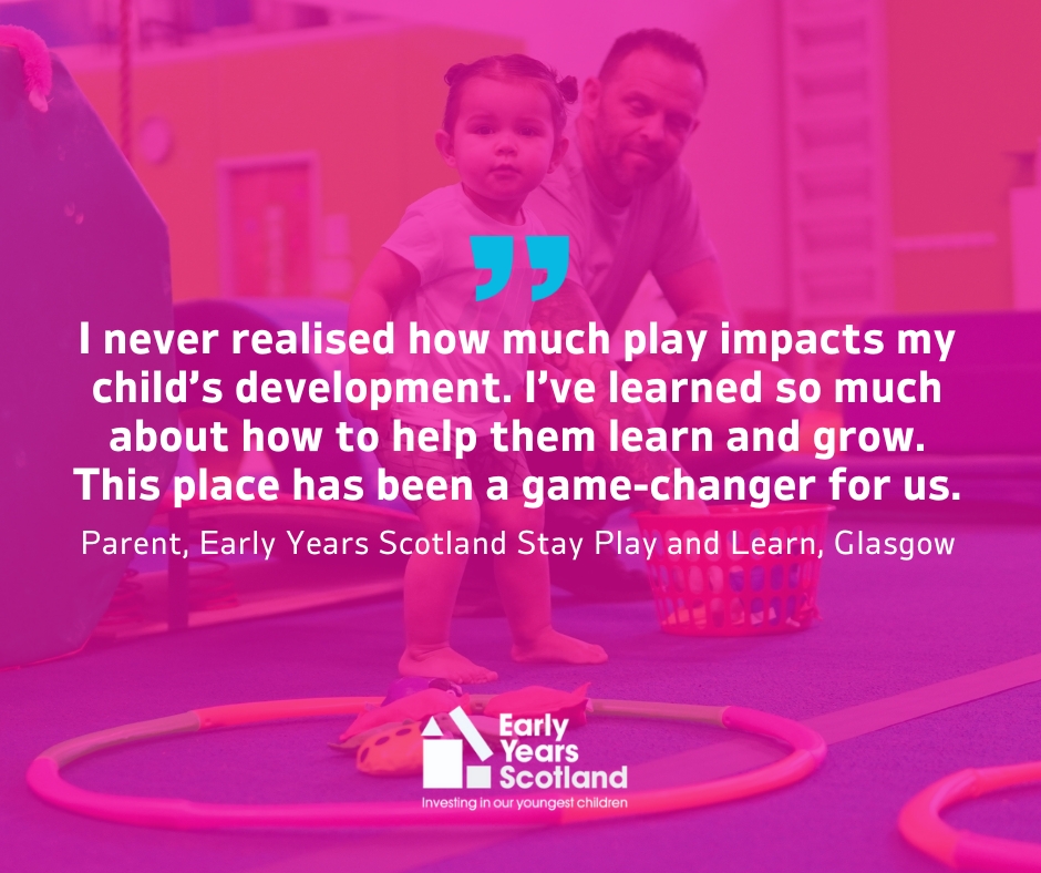 earlyyearsscot's tweet image. At our free Stay Play and Learn sessions, parents and children engage in play-based learning to promote children&apos;s cognitive, emotional, and social development, and boost parental confidence #learningthroughplay #playandlearning #StayPlayandLearn