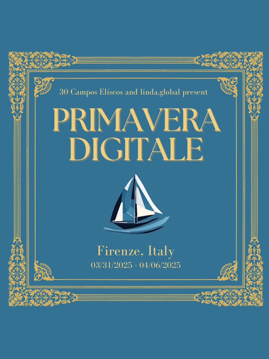 🇮🇹 Open Call for Primavera Digitale 🇮🇹

Excited to announce our partnership with <a href="/linda__global/">𝐥𝐢𝐧𝐝𝐚</a> &amp; <a href="/30CamposEliseos/">30 Campos Elíseos</a> for the Primavera Digitale Art Festival in Florence, Italy. 

We will be selecting 3 works from this open call to be part of the Digital Odyssey show this April in
