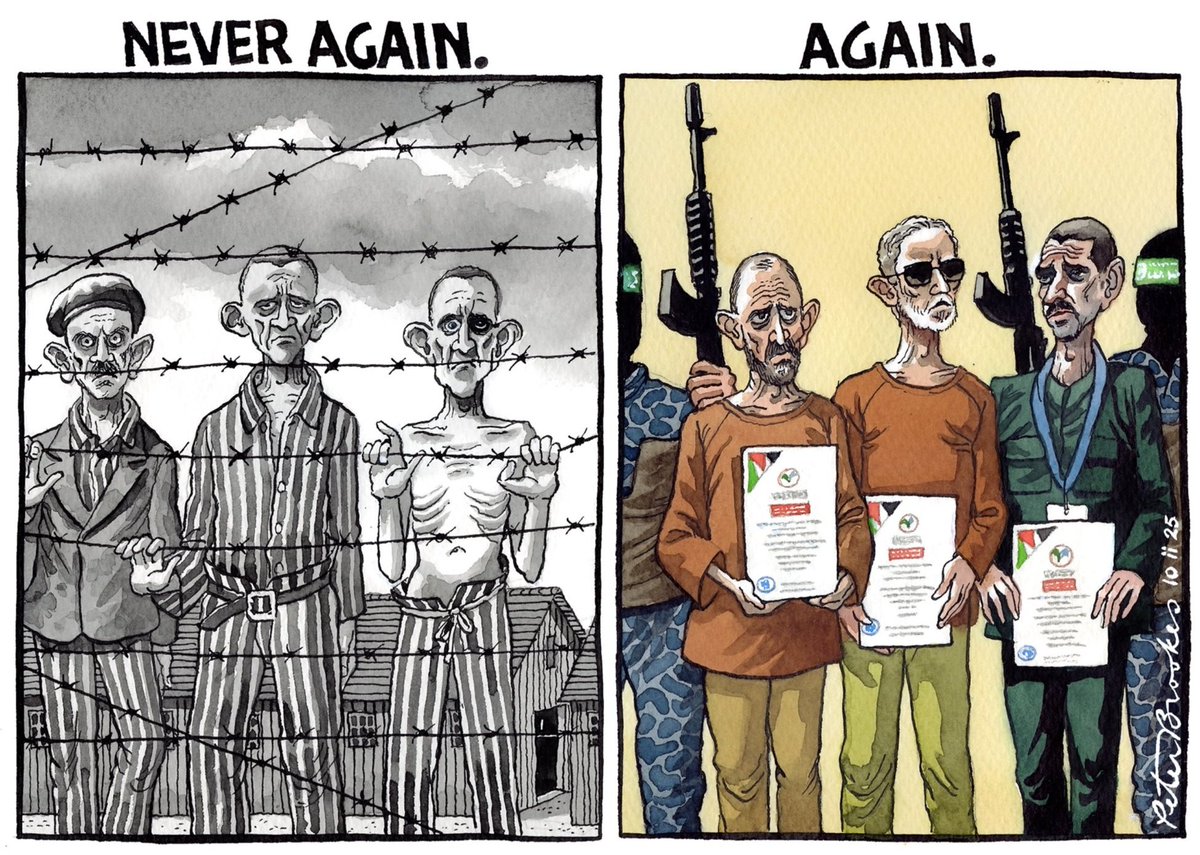 “Never Again” is now!

The N×zis who are committing these crimes should be eradicated just like the N×zis who committed the Holocaust.

Credit: <a href="/BrookesTimes/">Peter Brookes</a>