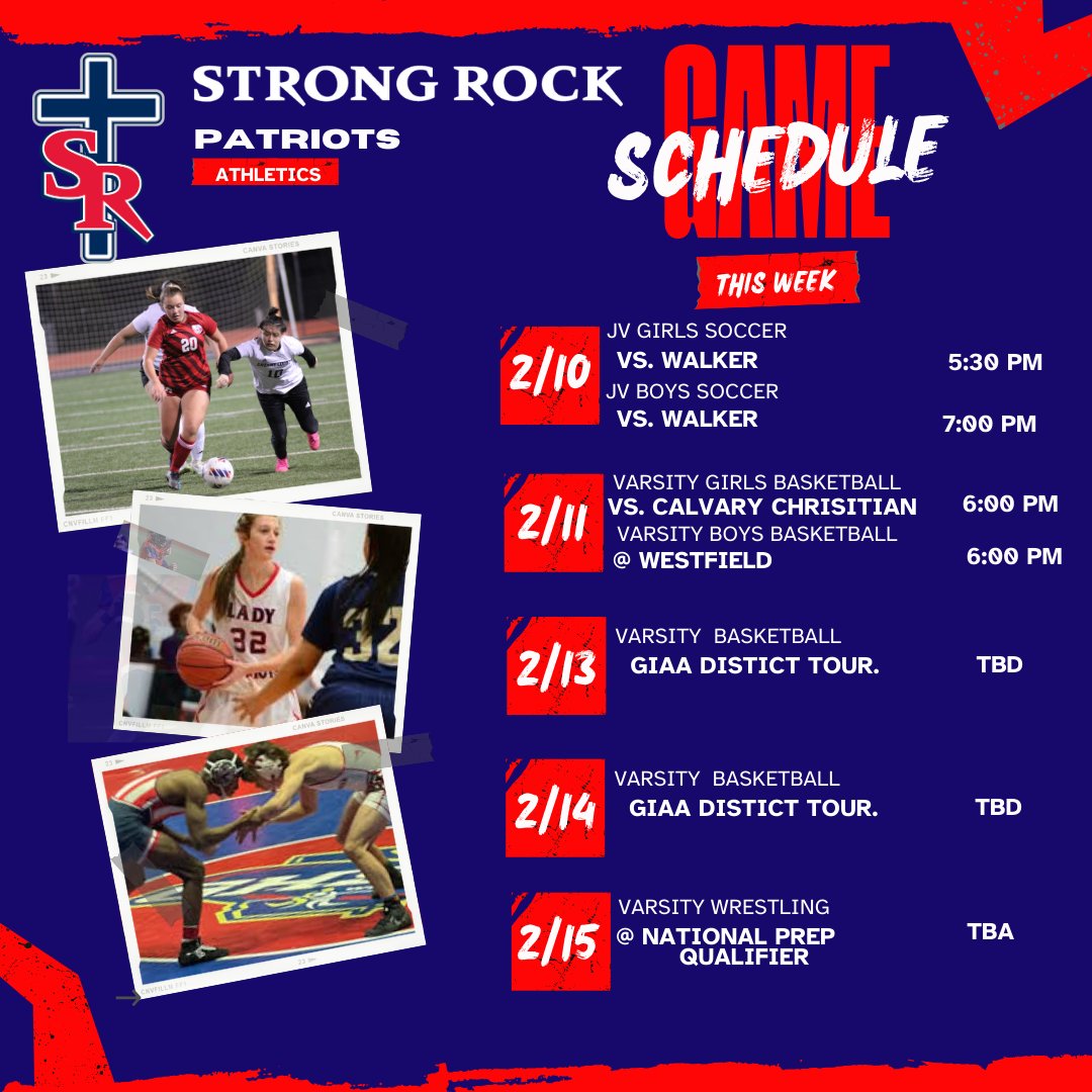 Strong Rock Christian School Athletics tweet media