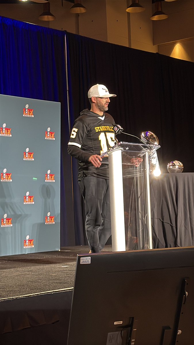 ZBerm's tweet image. Nick Sirianni wearing A.J. Brown’s high school jersey: