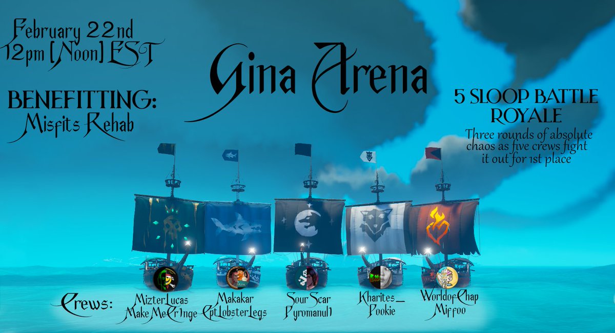RegalRegina (@regairegina) on Twitter photo Coming soon... <a href="/SeaOfThieves/">Sea of Thieves</a> #SeaOfThieves <a href="/MisfitsRehab/">Misfits Rehab</a> - remember to tune in! twitch.tv/regalregina for the full perspective, or any of the participants! Coming soon... <a href="/SeaOfThieves/">Sea of Thieves</a> #SeaOfThieves <a href="/MisfitsRehab/">Misfits Rehab</a> - remember to tune in! twitch.tv/regalregina for the full perspective, or any of the participants!