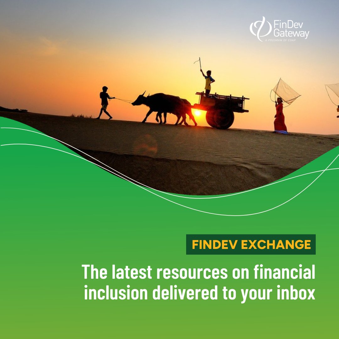 🔔 In case you missed it - check out the latest issue of the Exchange (👉🏻 conta.cc/4hgHFKo)! 

In it you will find:

✔️Financial Inclusion Year in Review 2024 - a curated list of notable contributions from last year which showed thought leadership, explored innovative