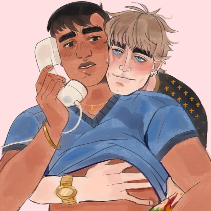 I have an OC account over you know where if you wanna check it out too. It's really self-indulgent stuff.  in 
