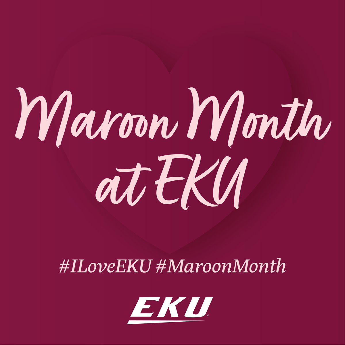 EKUalums's tweet image. Will you help us reach 100 donors to the Eastern Fund in celebration of #MaroonMonth? Visit go.eku.edu/MaroonMonth to learn more and be a part of the goal!