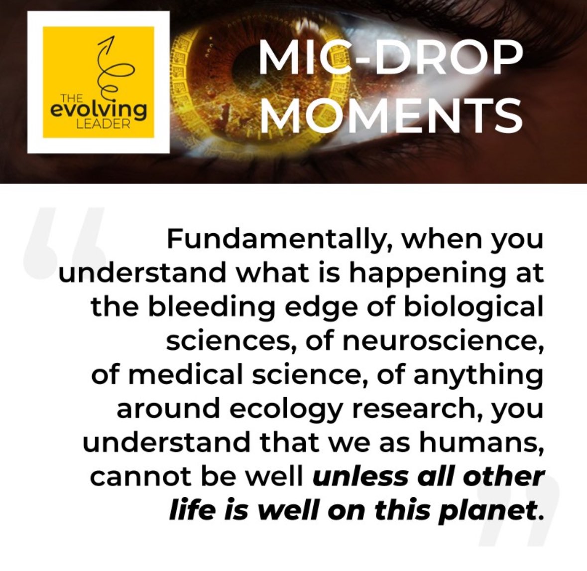 The Evolving Leader Podcast tweet media