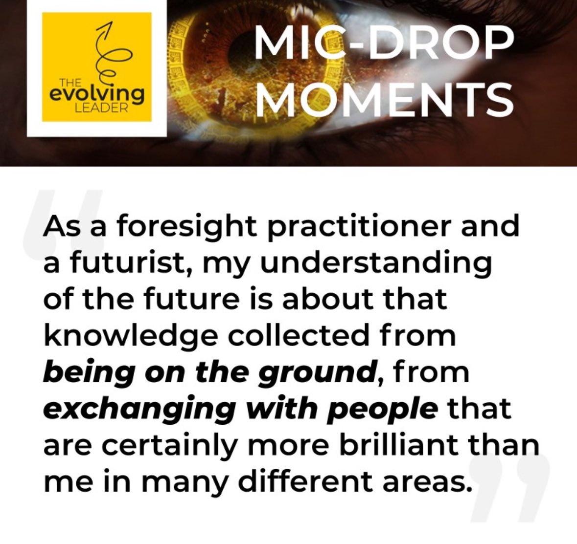 The Evolving Leader Podcast tweet media