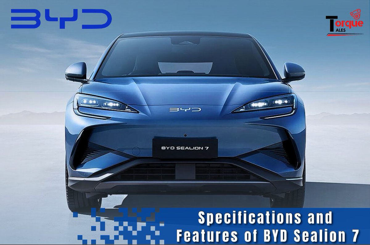 TorqueTales317's tweet image. BYD Sealion 7: Details Leaked Ahead of Launch

The highly anticipated 2025 BYD Sealion 7 is set to hit Australian roads this month, with a confirmed starting price under $60,000.

Read more details @ bit.ly/3WV0QBj

#Torquetales #BYD #sealion7 #Trending #Autonews