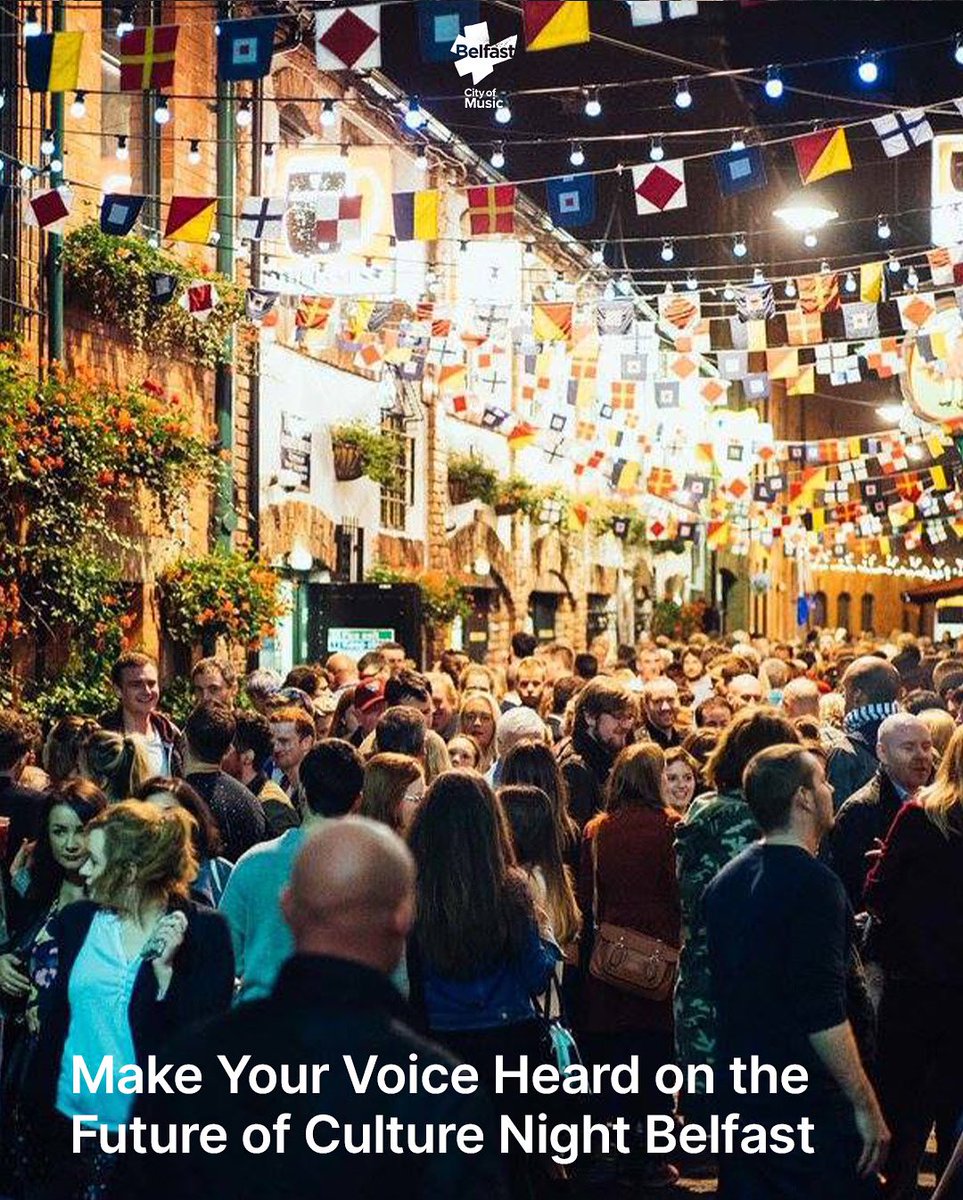 Belfast City Council is exploring the possibility of bringing Culture Night Belfast back in 2025 – and they want to hear from you! 🧵