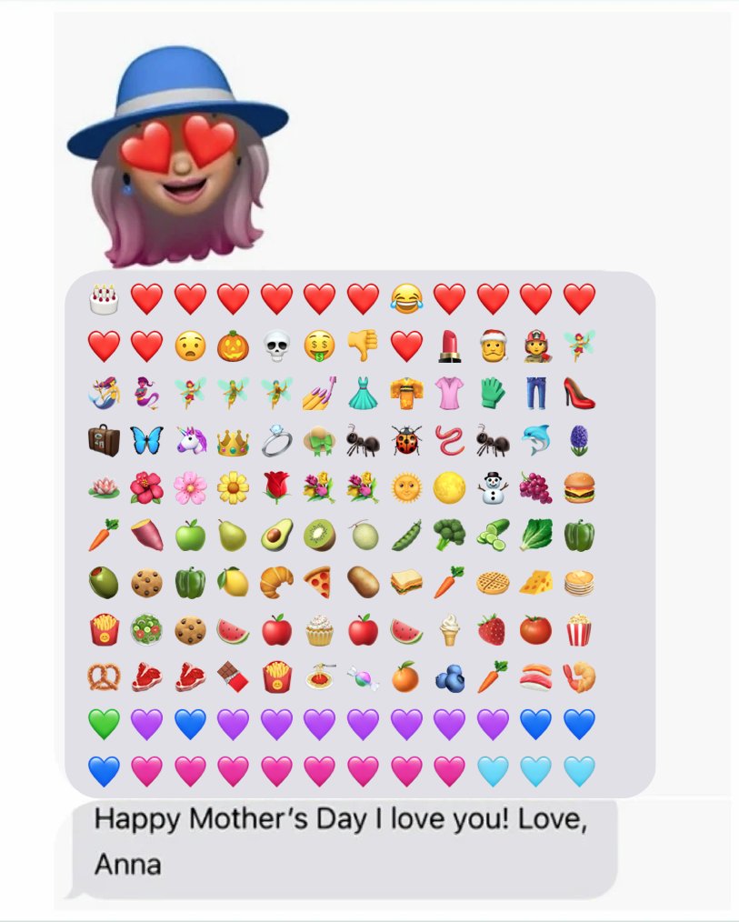 StevensonGaryE's tweet image. Look at this text our four-year-old granddaughter recently sent to my wife, Lesa. The mass of emoji is dominated by what? The heart. Representing love.
Remarkably, for you young people, love is one of the most intuitive, natural elements of your everyday digital lives. As…