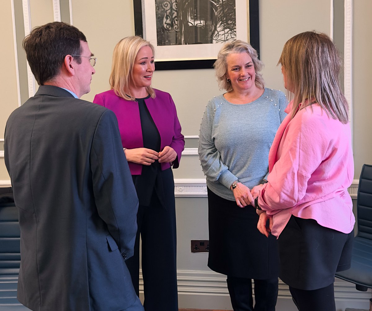 First Minister Michelle O’Neill and Junior Minister Pam Cameron met with <a href="/disabilityni/">Disability Action</a> along with disability rights campaigners and representatives from the creative industries.

They discussed some of the challenges people with disabilities face on a daily basis, what can be