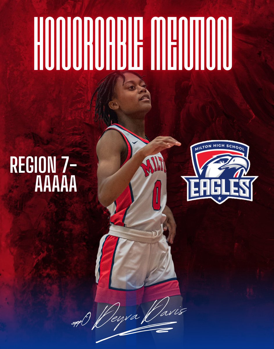 Milton (@miltongbball1) on Twitter photo Congrats to our very own <a href="/DeyvaDavis/">Deyva Davis</a> for making All-Region honorable mention well deserved and extremely proud of you this year‼️ Congrats to our very own <a href="/DeyvaDavis/">Deyva Davis</a> for making All-Region honorable mention well deserved and extremely proud of you this year‼️