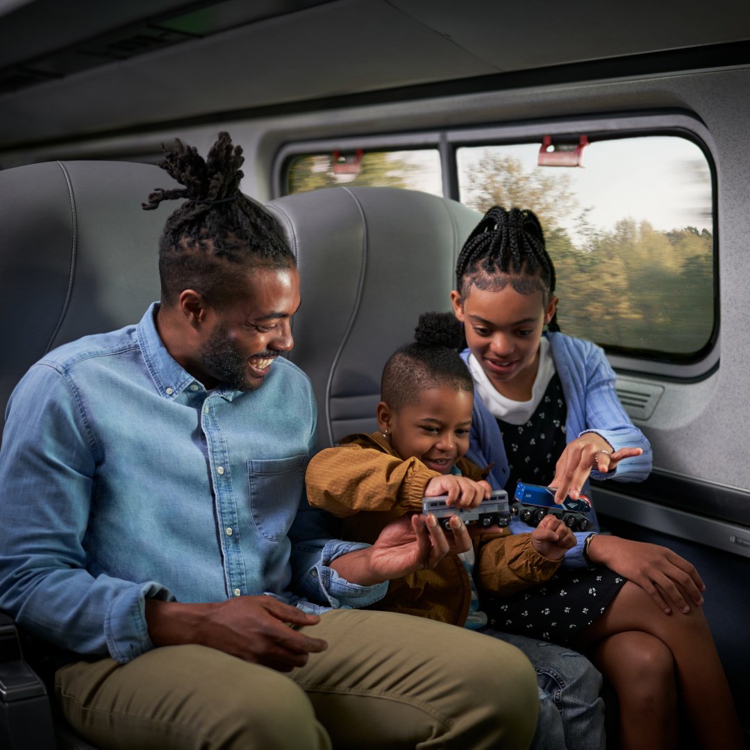 It’s not too early to start planning that family trip! Book now and get the best prices, plus children under 12 get 50% ticket discounts, and lap infants under 2 ride free!

Check out our discounts at amtrak.com/children-disco….  

#AmtrakVA #Travel #FamilyTravel