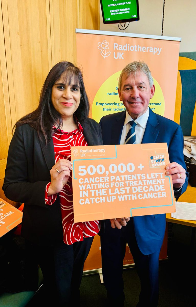 Meeting with Bryan Robson and Radiotherapy UK was an eye-opening experience. On World Cancer Day, we discussed how to best improve cancer survival rates and deliver better care for people in our area.

There is such limited access to radiotherapy in the Midlands. While we are