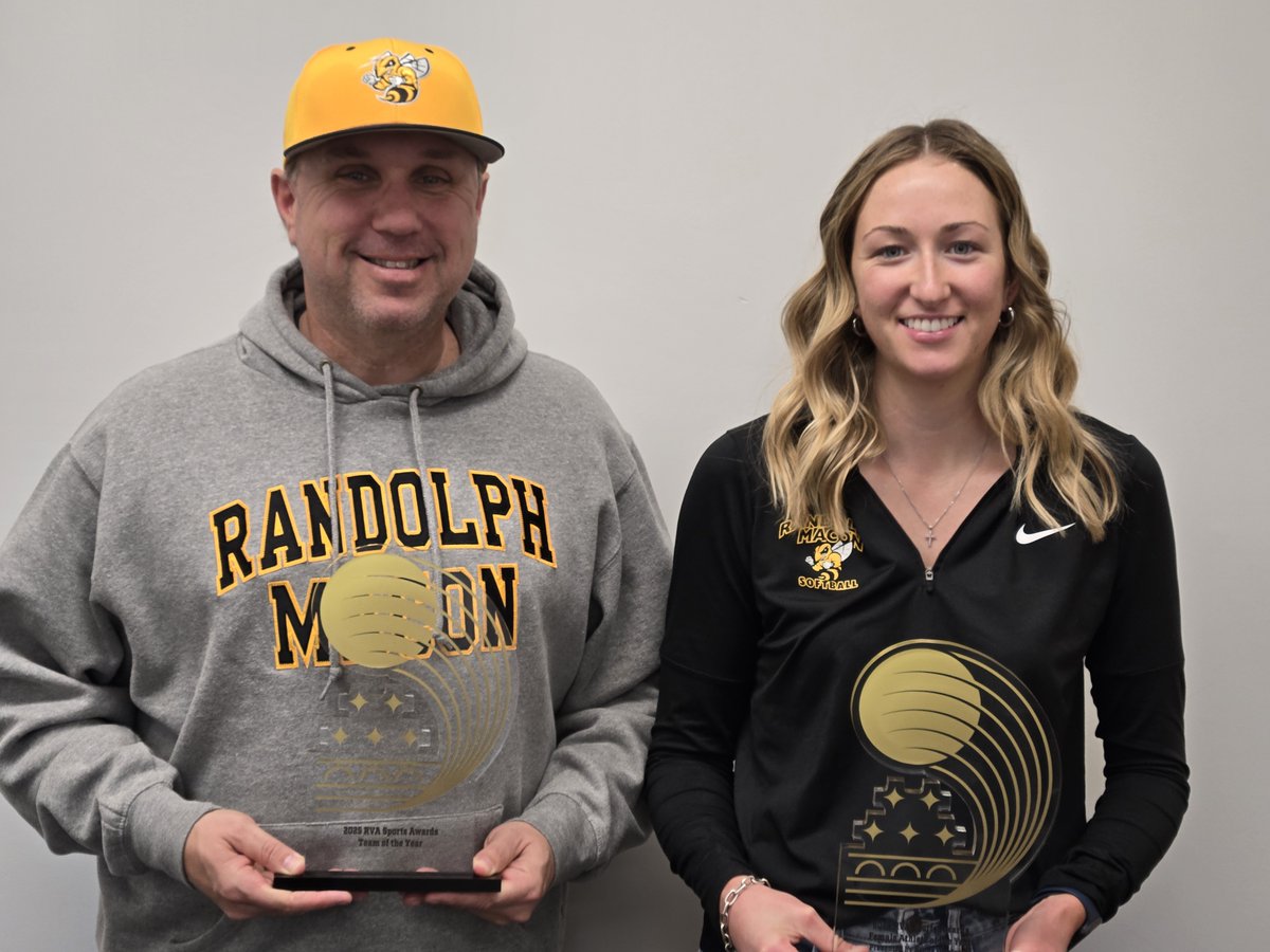 Gracie Ellis of <a href="/RMC_Softball/">Randolph-Macon Softball</a> &amp; <a href="/RMCJackets/">R-MC Baseball</a> both claimed wins at RVA Sports Awards sponsored by Richmond Region Tourism. #SWARMSZN rmcathletics.com/news/2025/2/10…