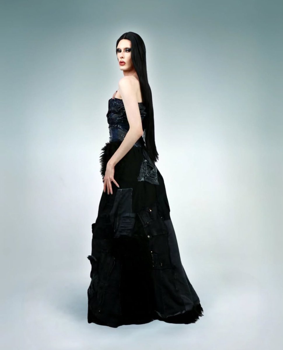 Drag_Crave's tweet image. Roem looks astounding for HiekeFashion’s "Not My Skin" fashion collection.